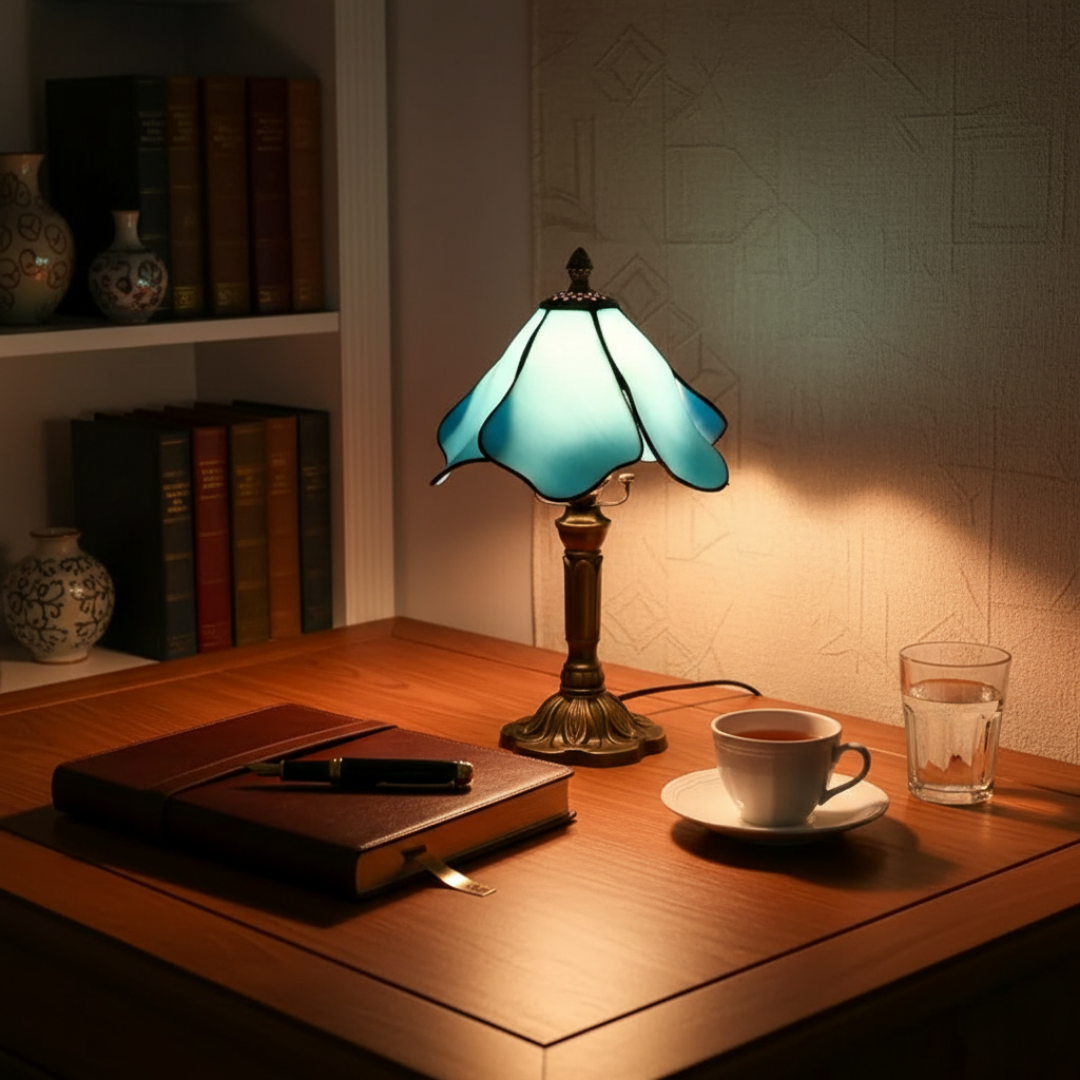 BLUERIS – CLASSIC PETAL SHADE LAMP