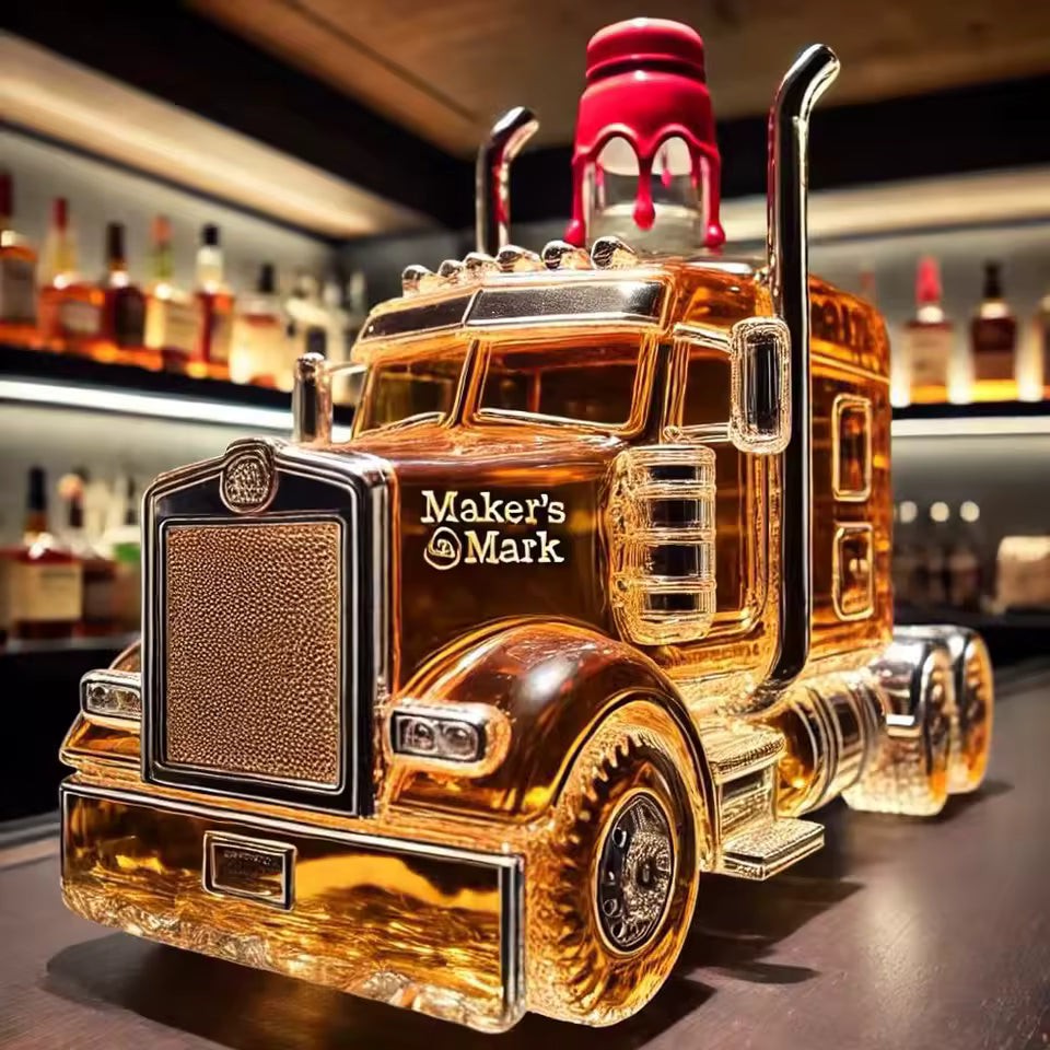 Truck Whisky Bottle – truck-shaped decorative bottle