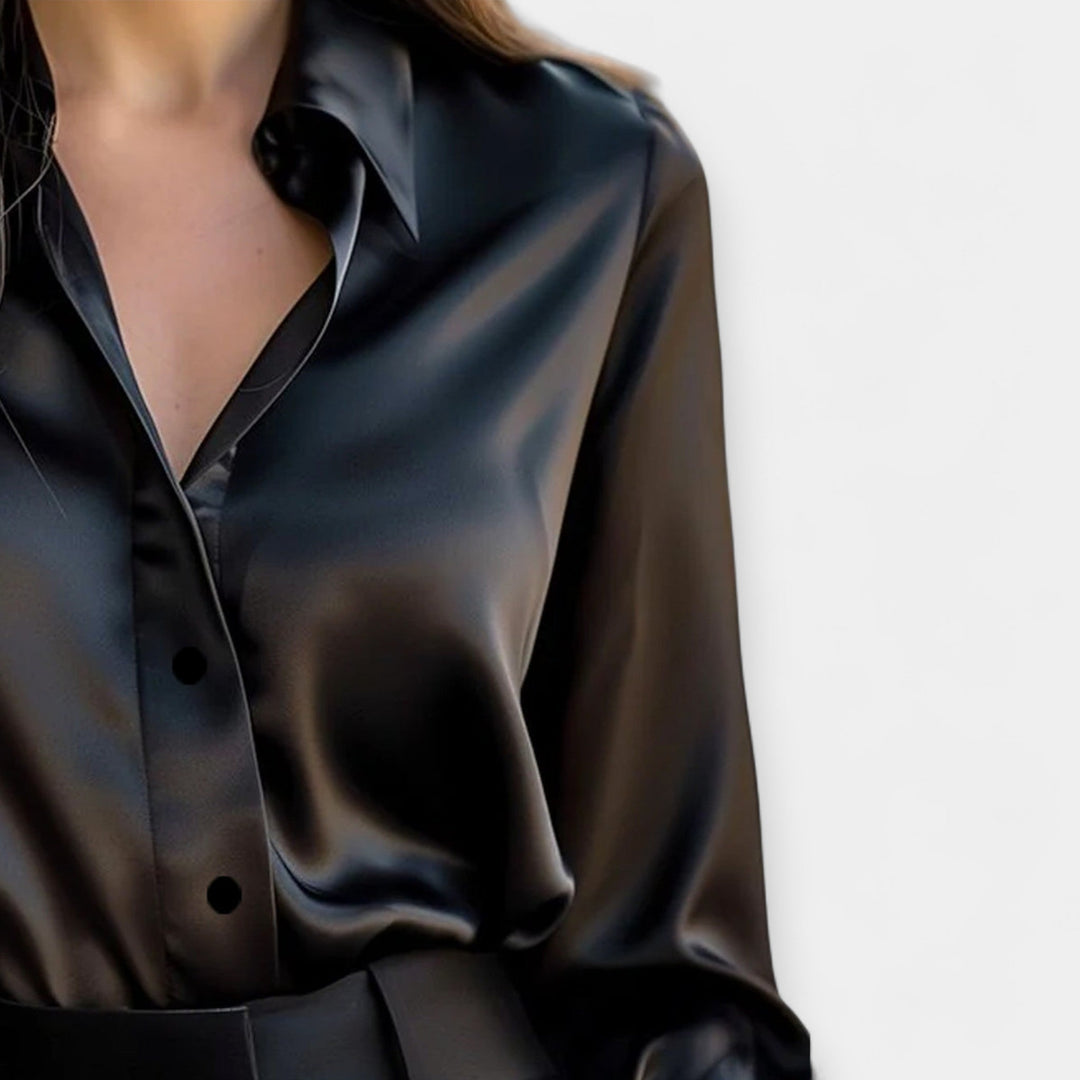 Irena | Relaxed Satin Blouse