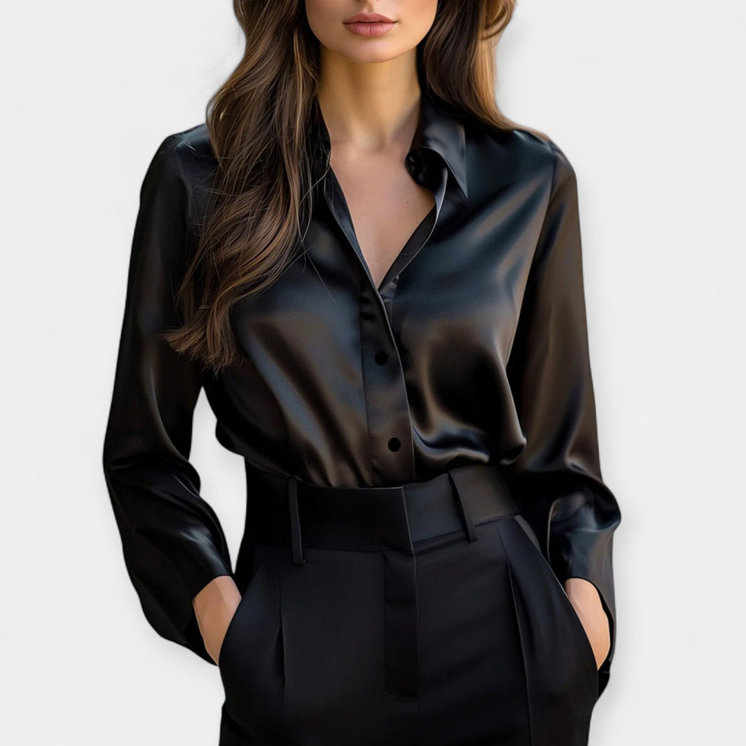 Irena | Relaxed Satin Blouse