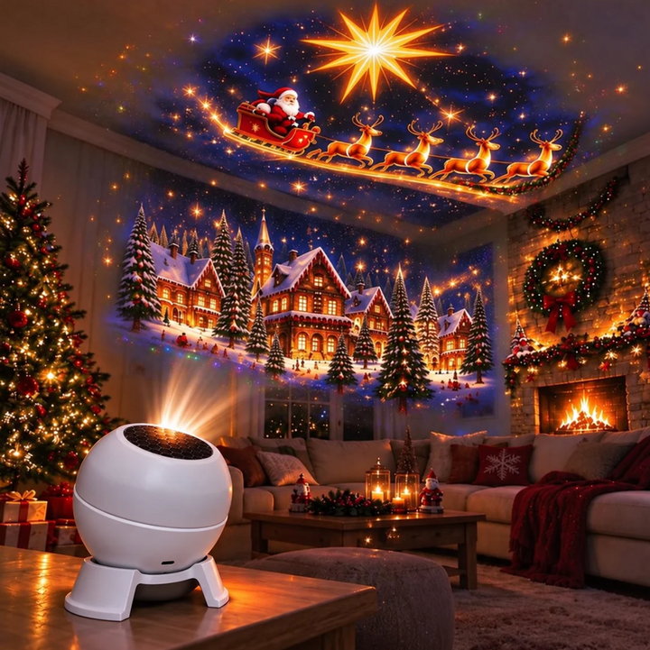 Rotating Christmas HD Projector – Turn Any Room into a Christmas Wonderland