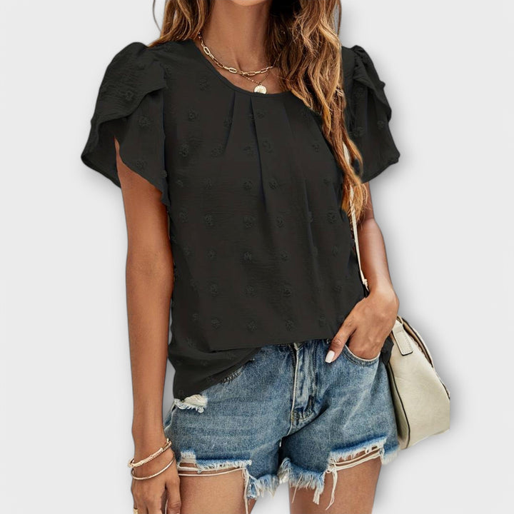 Amalia | Floral Sleeve Blouse