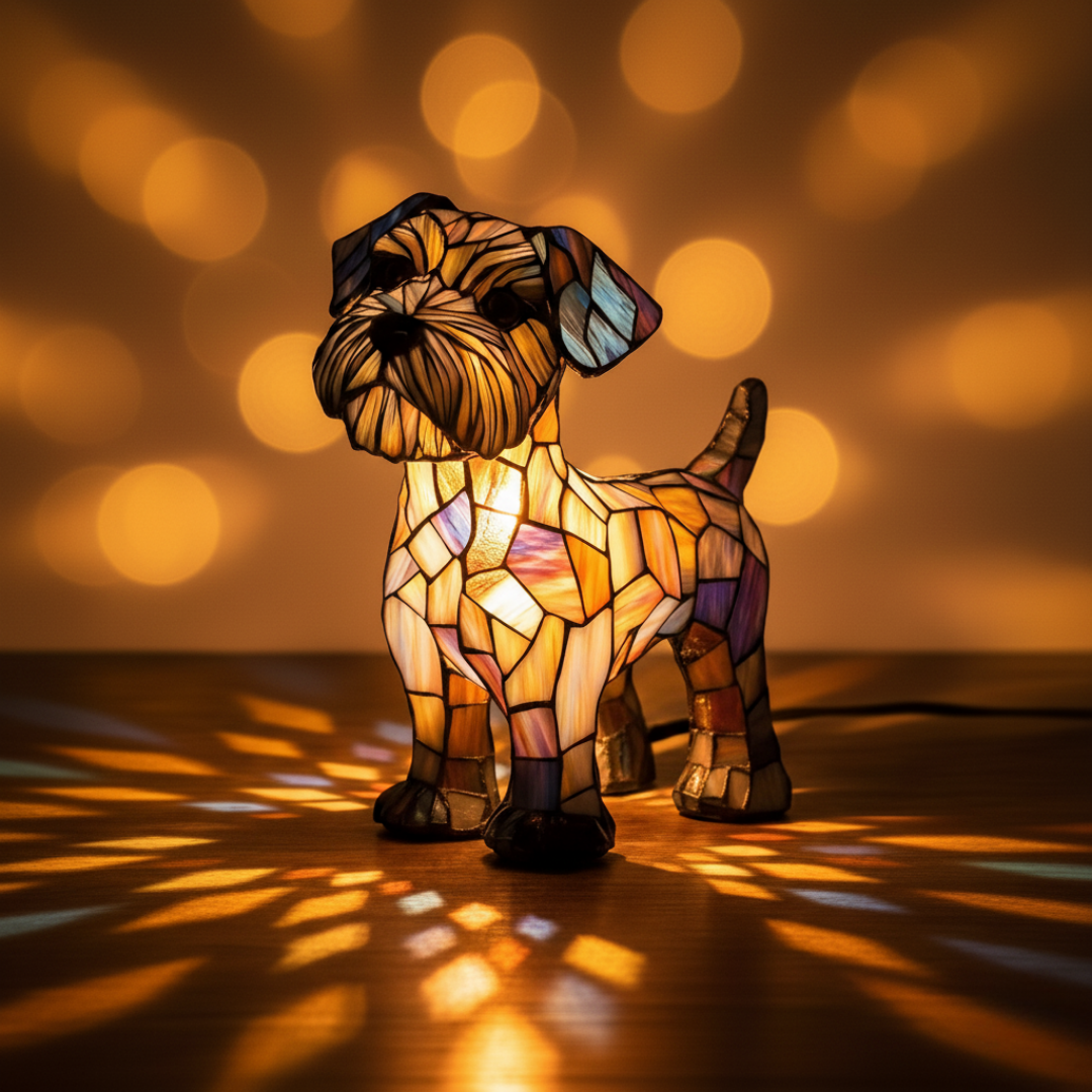Terrier Pride – bearded dog with folded ears