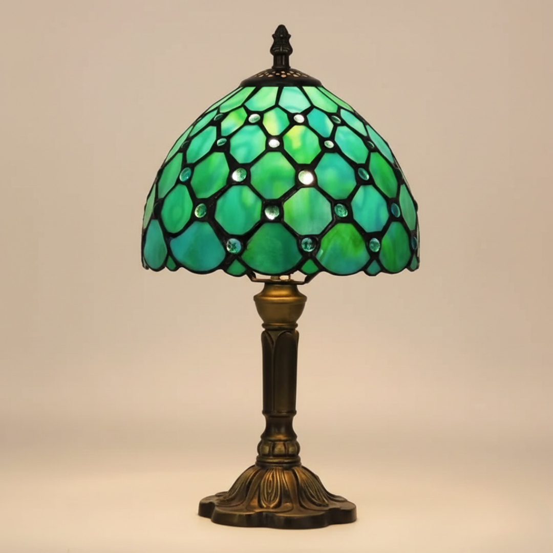 GLASORA | CLASSIC TIFFANY STAINED GLASS LAMP