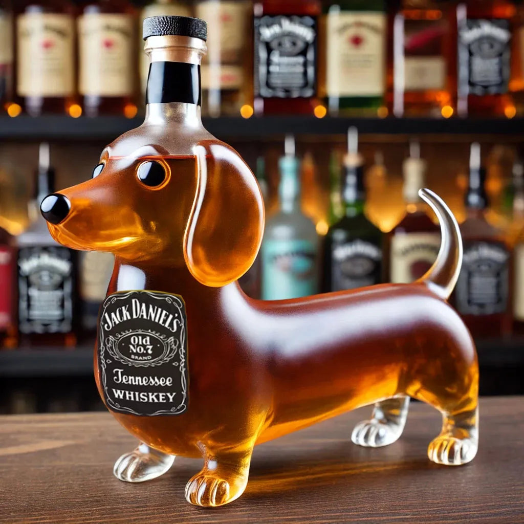 Dachshund Whisky Decanter – dachshund-shaped decorative decanter