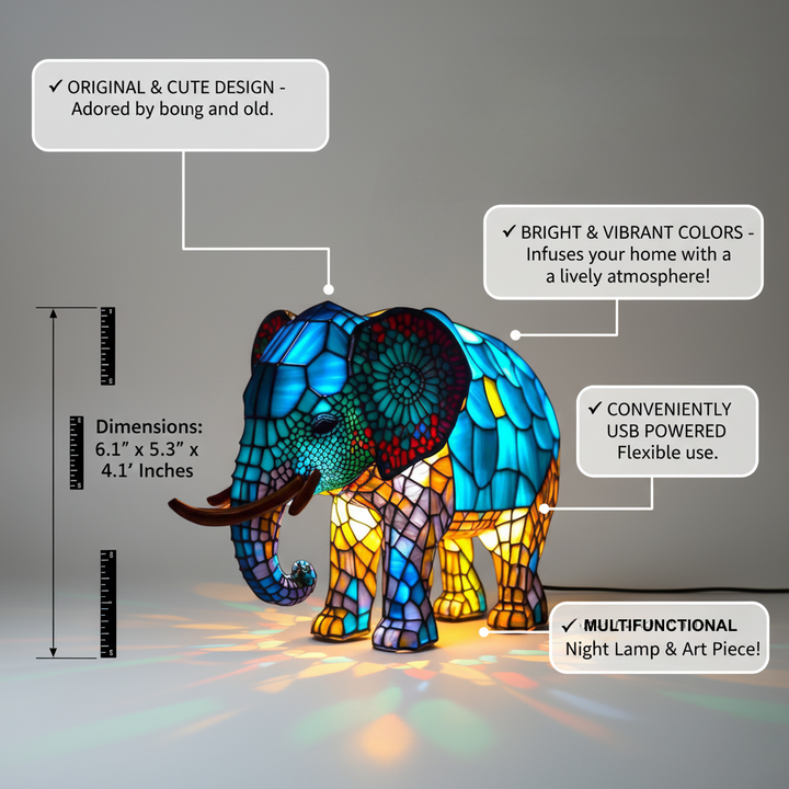 Noa – Enchanted Elephant Night Light