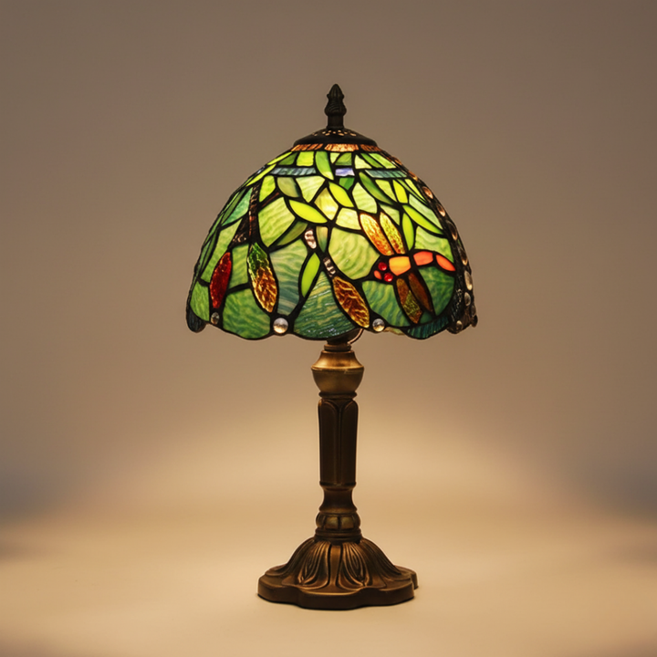 TIFFELLE | ELEGANT TIFFANY DRAGONFLY LAMP