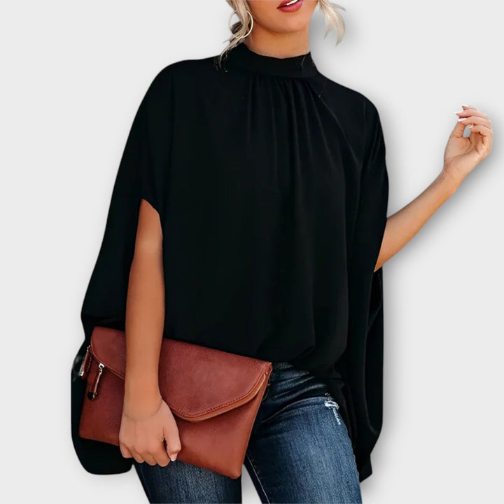 Ksenia | Abstract Line Print Blouse