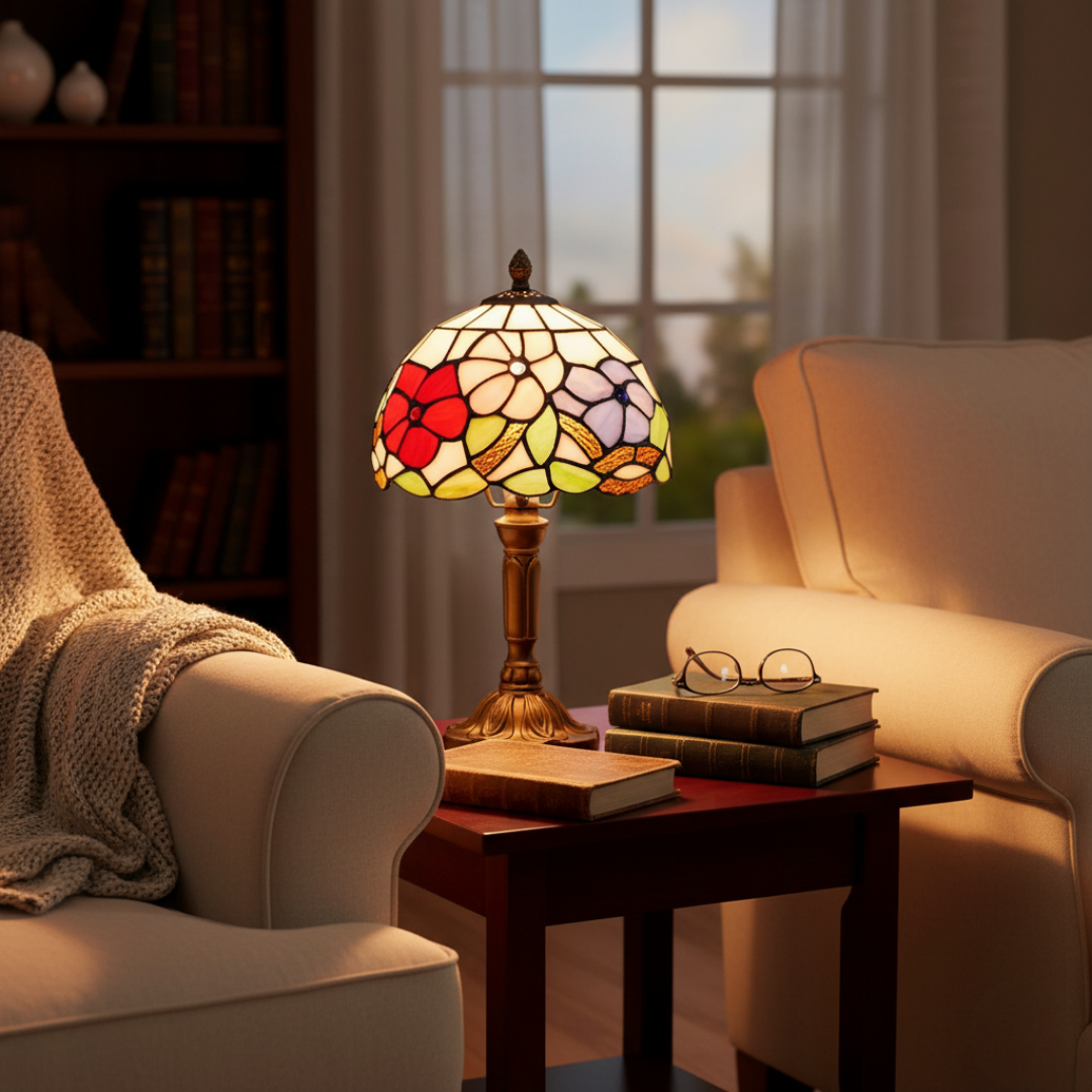 ROSAVIA | COLORFUL TIFFANY-STYLE LAMP