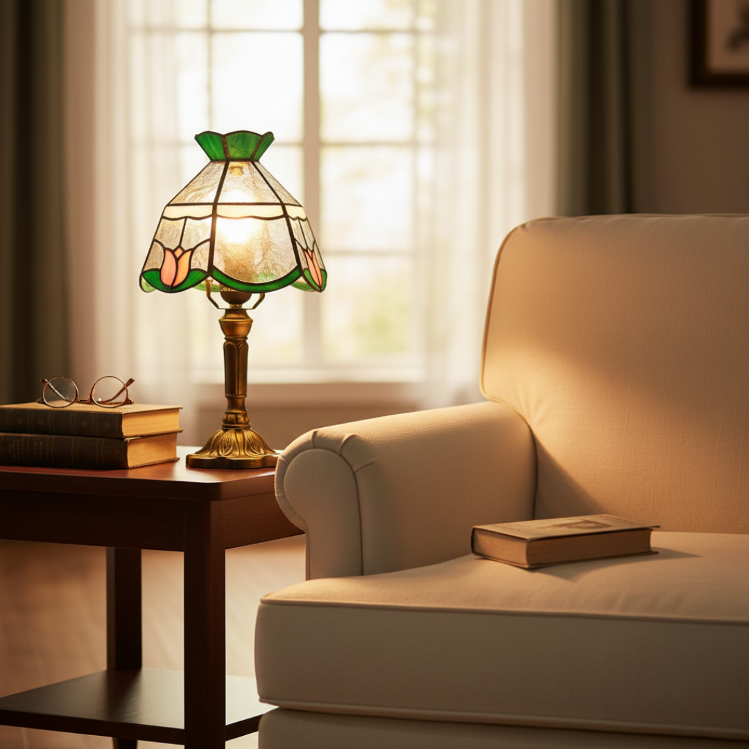 TULISSE | HANDMADE TIFFANY STAINED GLASS LAMP