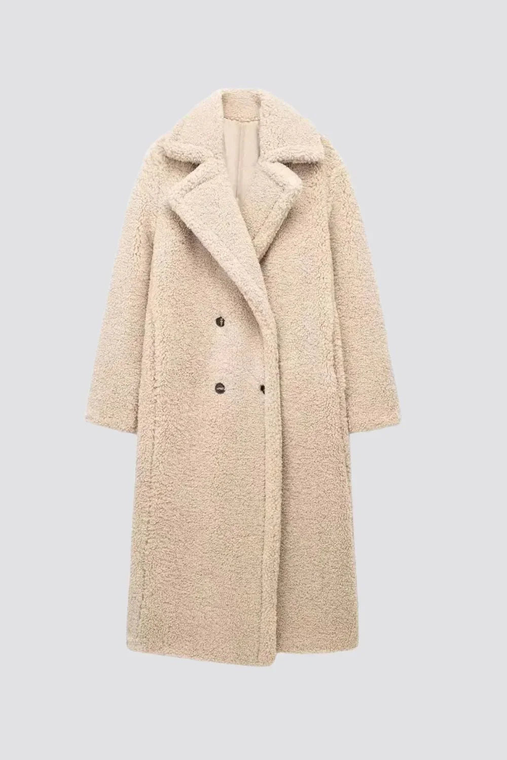 Martina | Cappotto Lungo Teddy