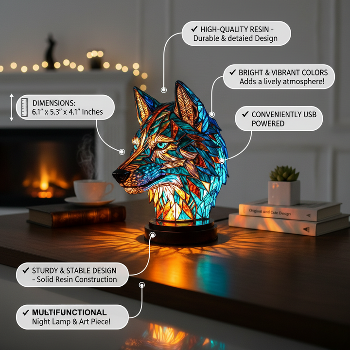 Bo – Enchanted Wolf-Shaped Lamp