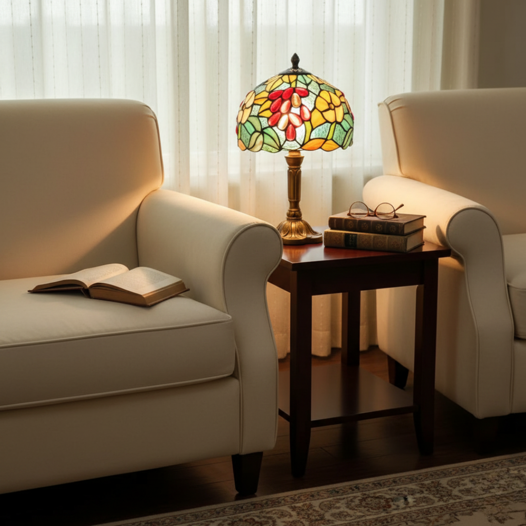 FLORENCIA | COLORFUL TIFFANY STAINED GLASS LAMP