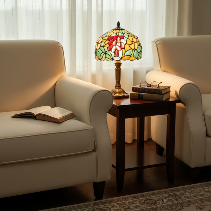 FLORENCIA | COLORFUL TIFFANY STAINED GLASS LAMP