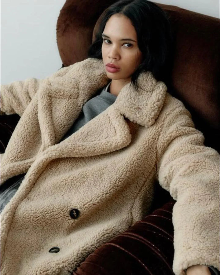 Martina | Cappotto Lungo Teddy
