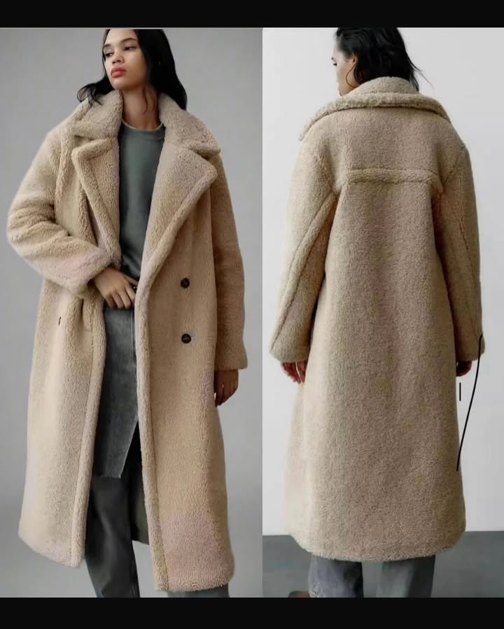 Martina | Cappotto Lungo Teddy
