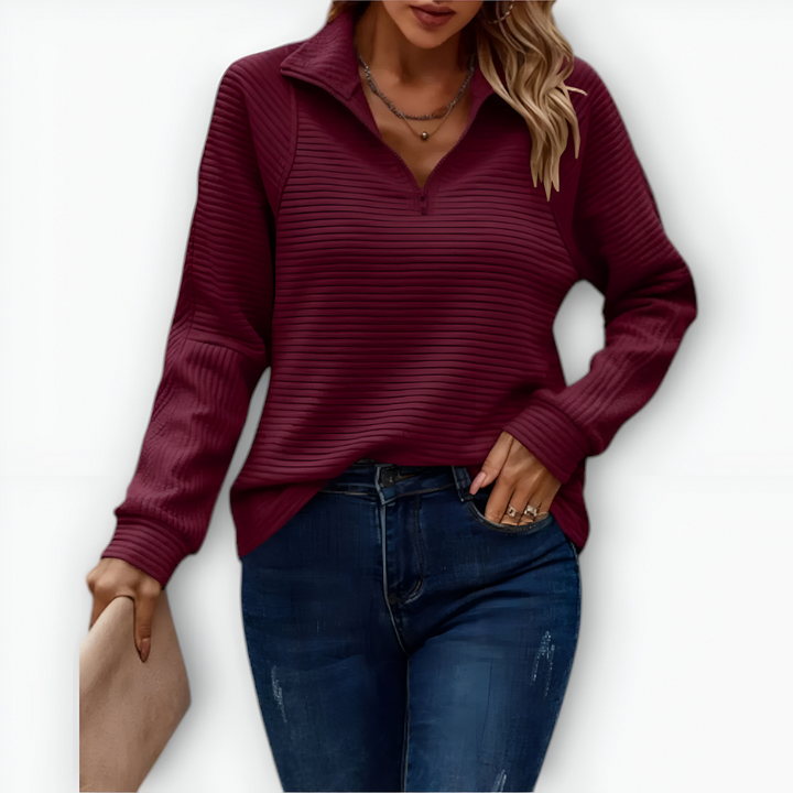 Nell | Half-Zip Everyday Top