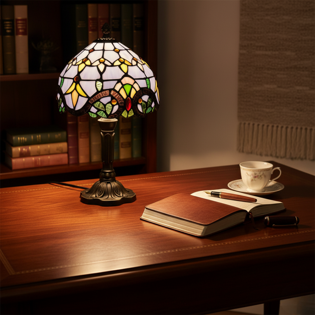 CHROMIA | CLASSIC COLORFUL TIFFANY TABLE LAMP