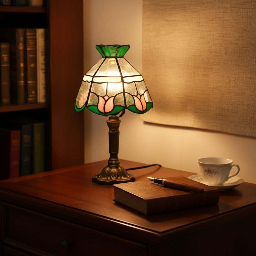 TULISSE | HANDMADE TIFFANY STAINED GLASS LAMP