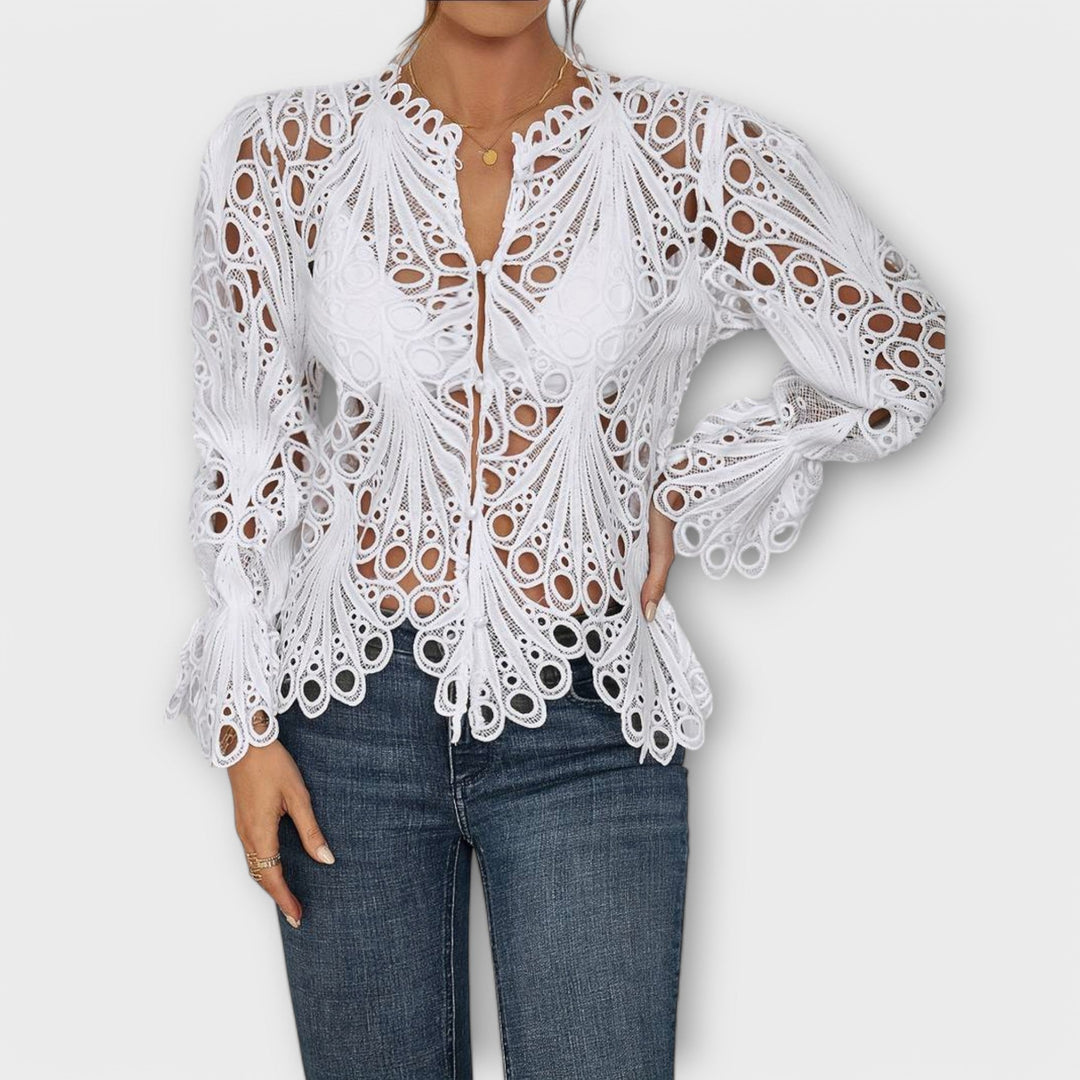 Melina | Lace-Detail Blouse