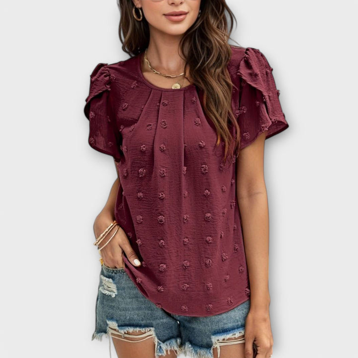 Amalia | Floral Sleeve Blouse