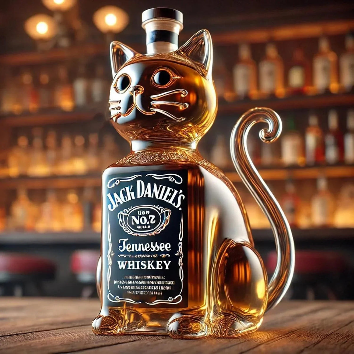 Cat Whisky Decanter – cat-shaped decorative decanter