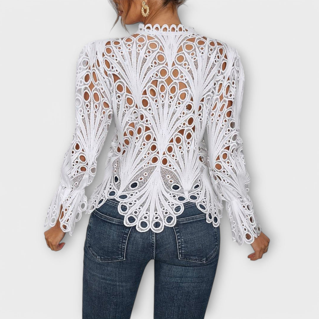 Melina | Lace-Detail Blouse