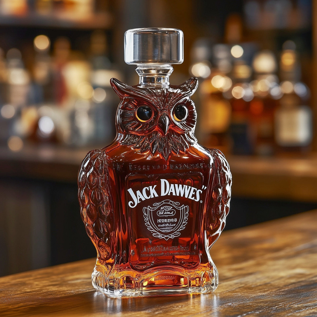 Owl Whisky Bottle – owl-shaped decorative bottle