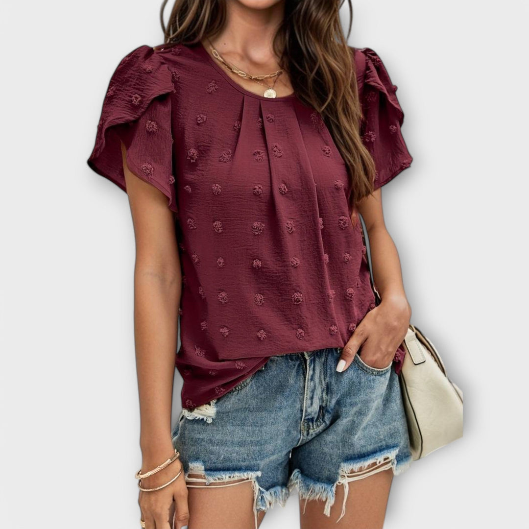 Amalia | Floral Sleeve Blouse