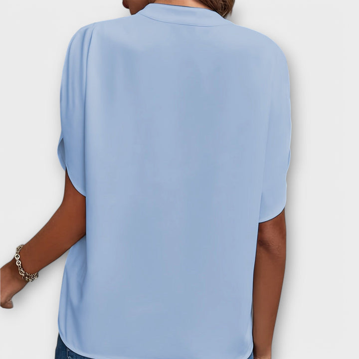 Gizela | Lightweight Cotton-Blend Blouse