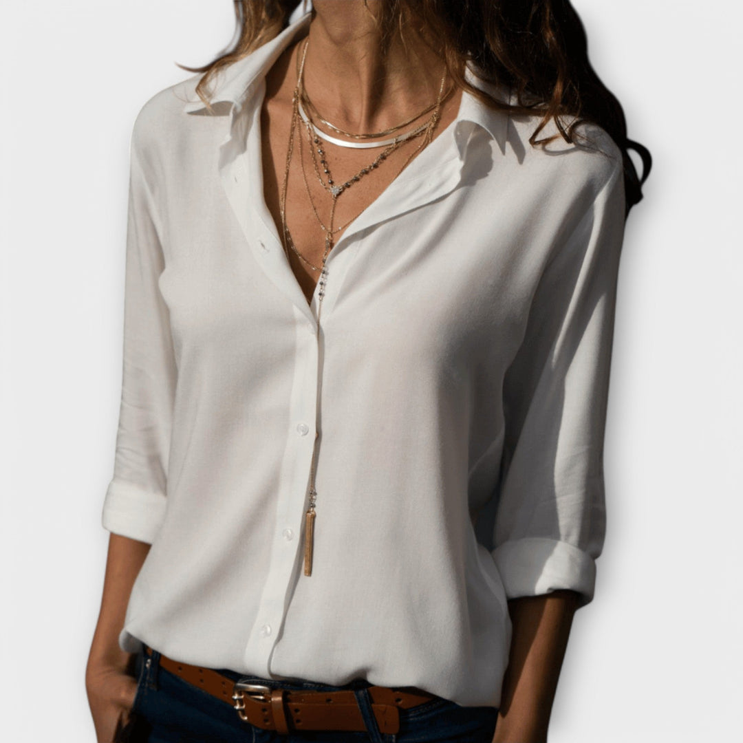 Mara | Classic Button-Up Blouse