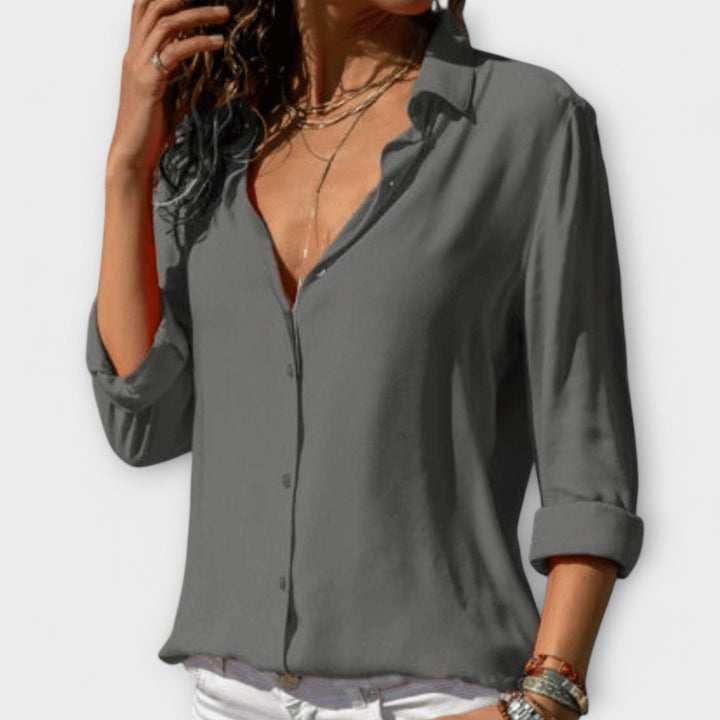 Mara | Classic Button-Up Blouse