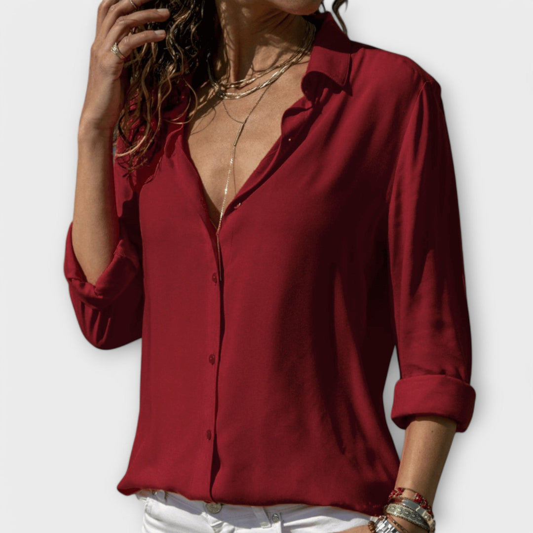 Albina | Classic Button-Up Blouse