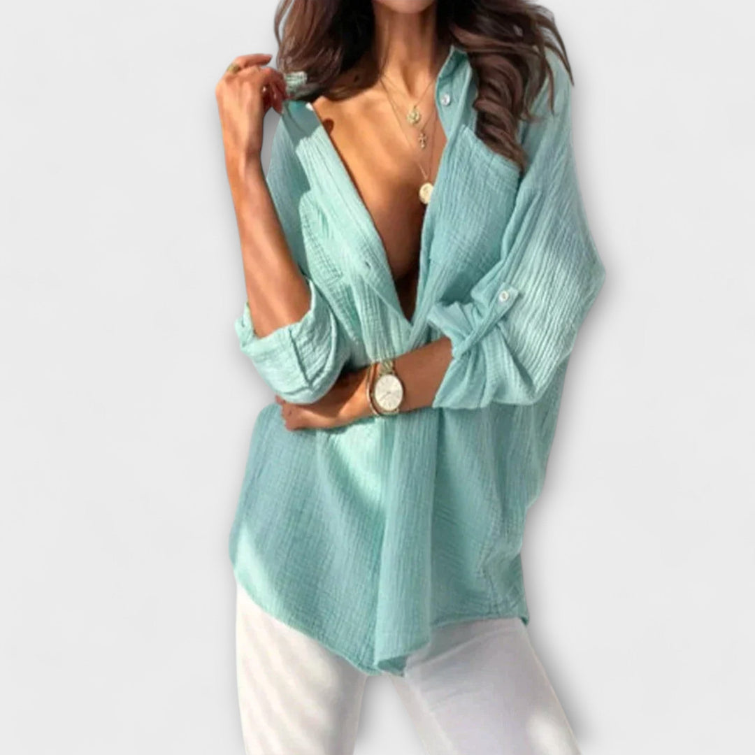 Delia | Relaxed Collar Shirt