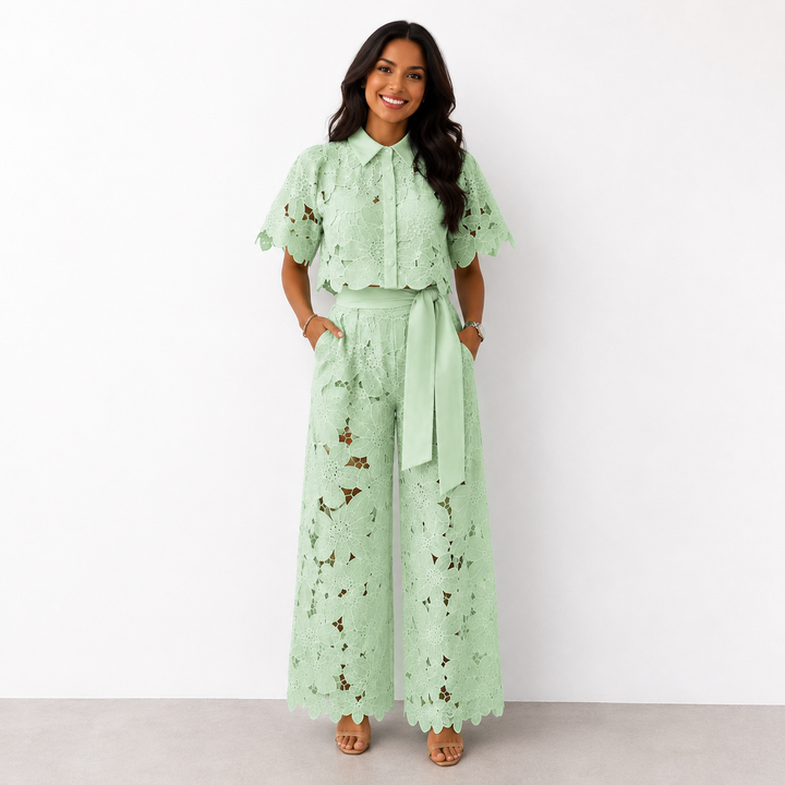 Isabella | Embroidered Two-Piece Set