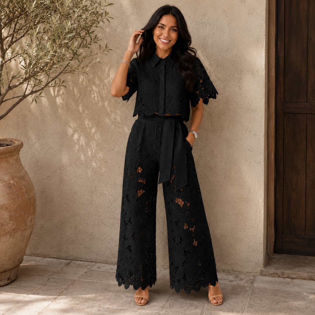 Isabella | Embroidered Two-Piece Set