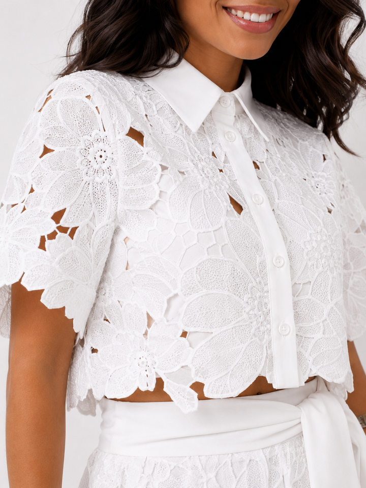 Isabella | Embroidered Two-Piece Set