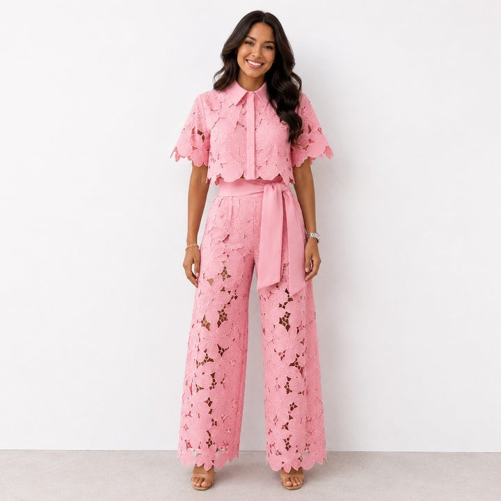 Isabella | Embroidered Two-Piece Set