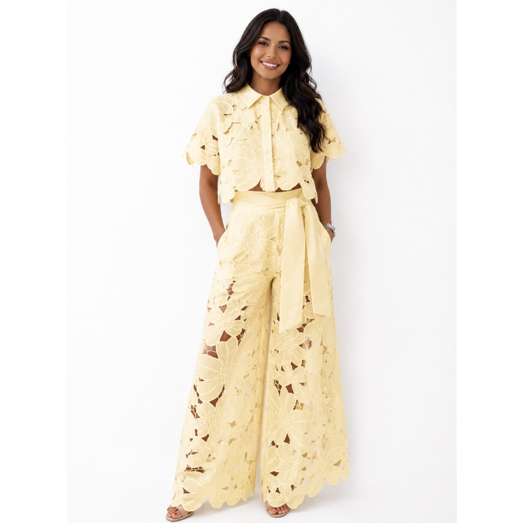 Isabella | Embroidered Two-Piece Set