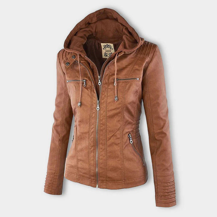 Flavia | Giacca in Pelle Robusta ed Elegante