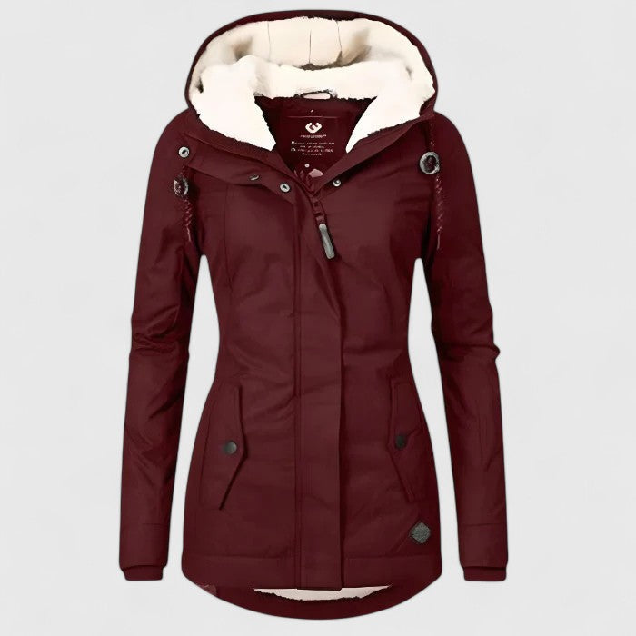Sabrina | Elegant Waterproof Hooded Coat