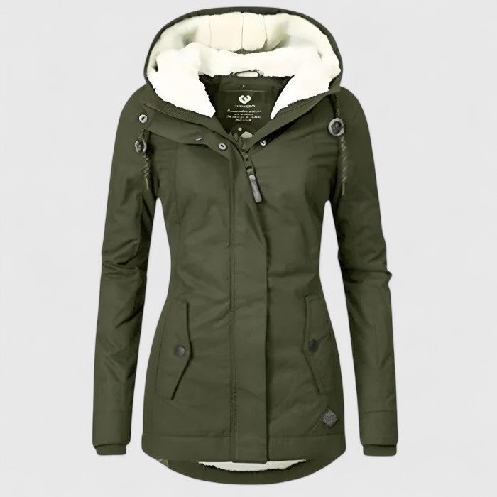 Sabrina | Elegant Waterproof Hooded Coat