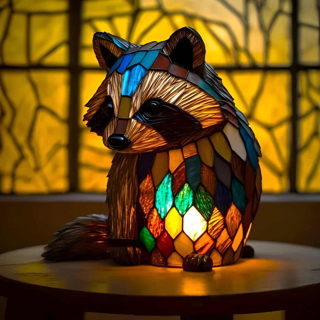 Jackie – Magical Raccoon Lamp