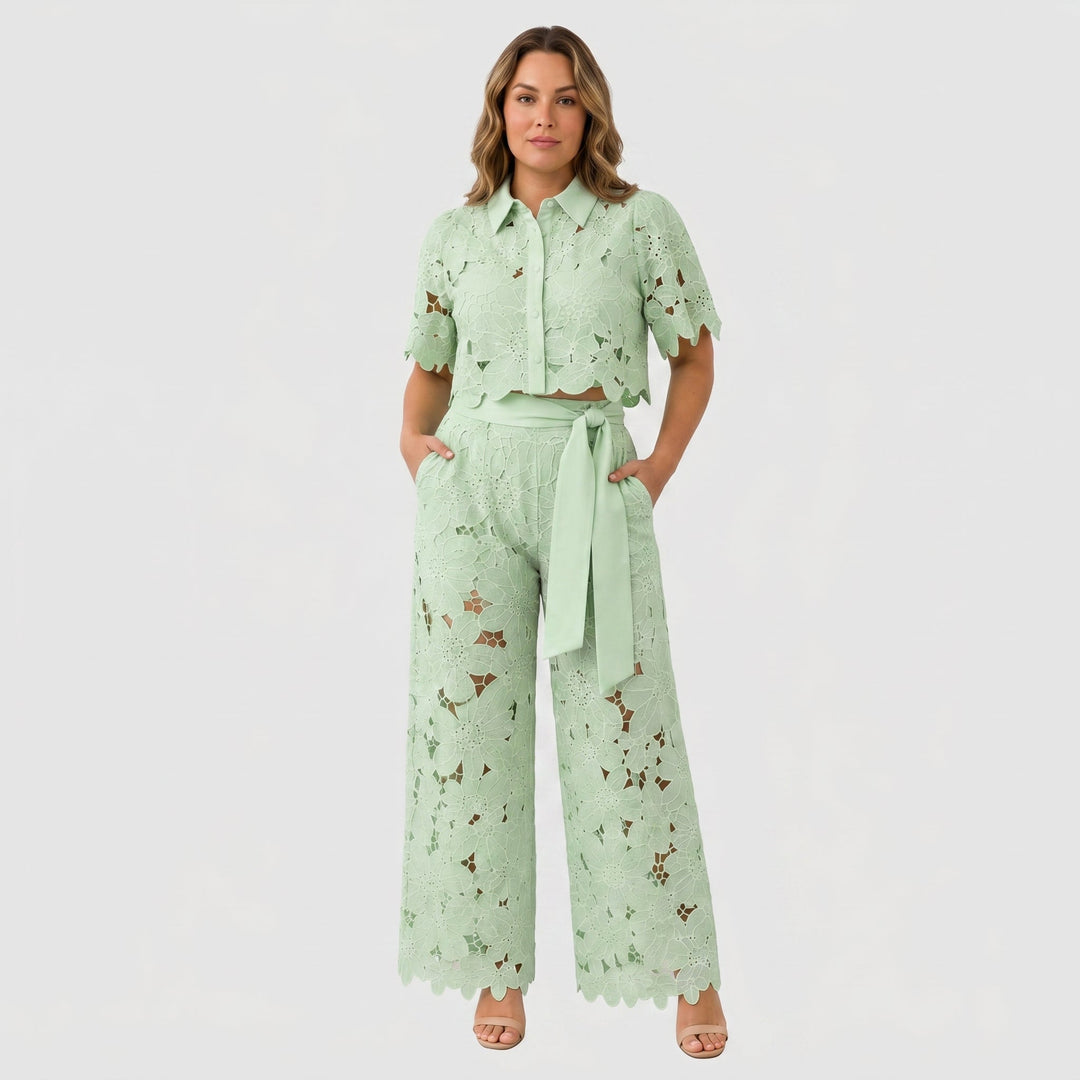 Isabella | Embroidered Two-Piece Set