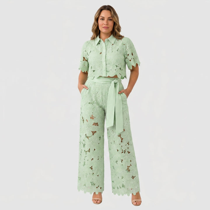 Isabella | Embroidered Two-Piece Set