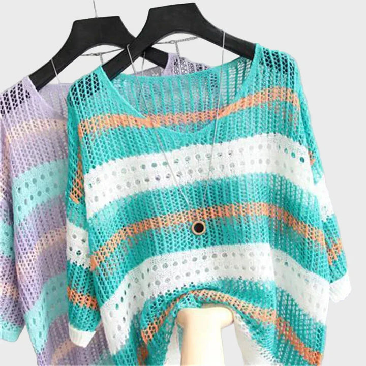 Lara | Open-Knit Relaxed Top