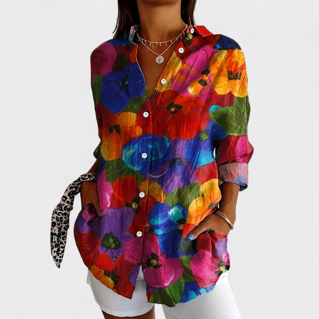 Antonina | Artistic Print Blouse