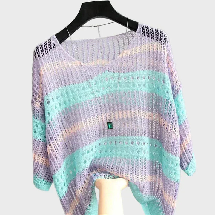 Lara | Open-Knit Relaxed Top