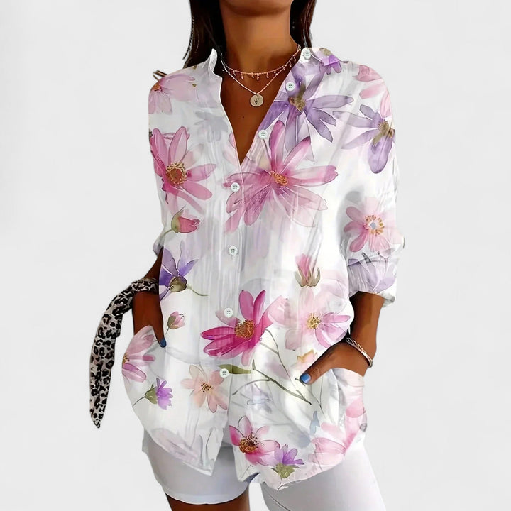 Antonina | Artistic Print Blouse