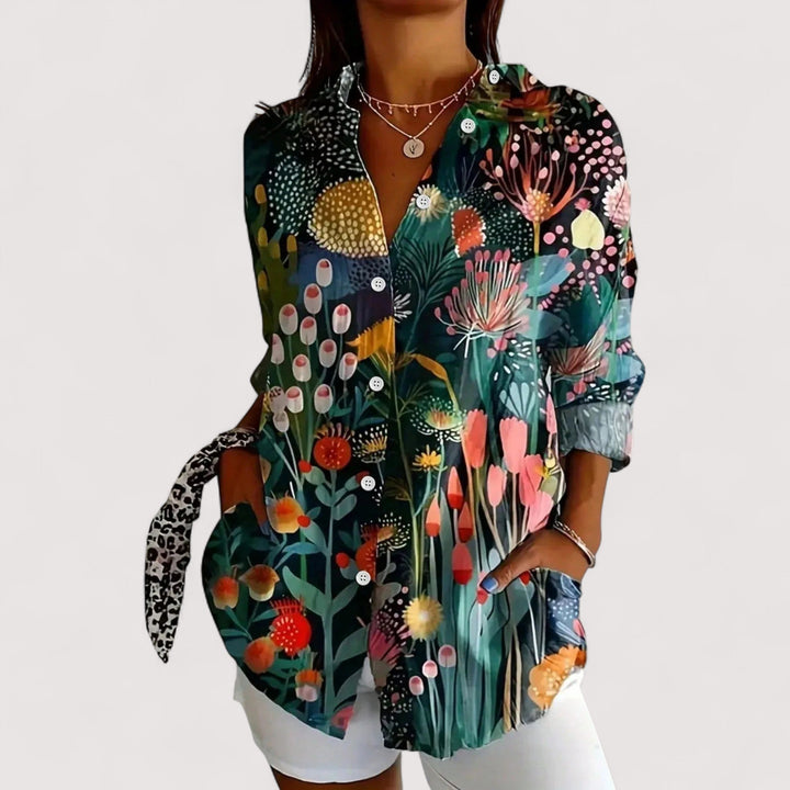 Anka | Colourful Print Blouse